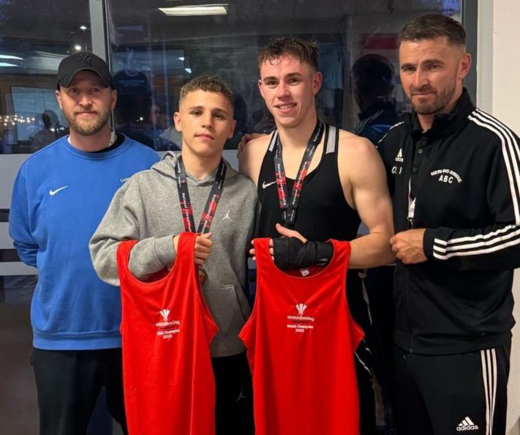 Kev, Mikey, Alex and Wayne after the championships